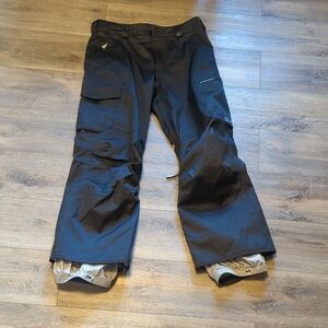 Women's Black Snow Pants with Pockets